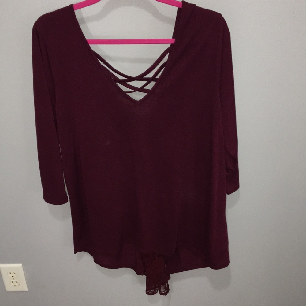 Torrid maroon top